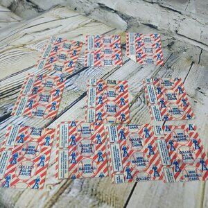 Vintage Lot of  10 CRACKER JACK Surprises Mini Baseball Card